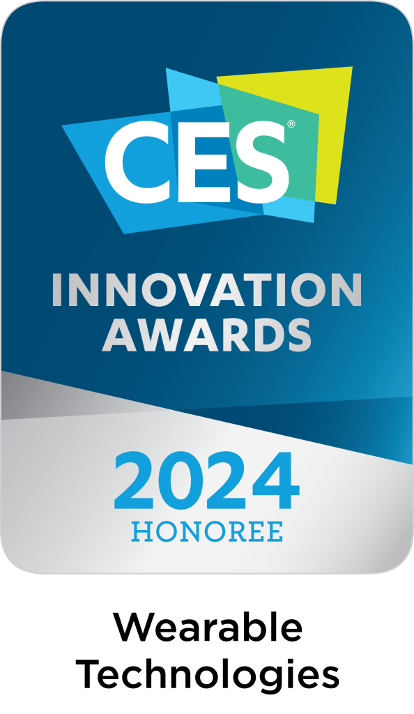 CES2024 InnovationAwardHonoree (Wearable Technologies) black